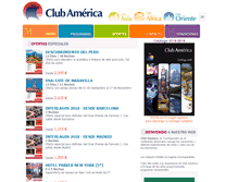 Tablet Screenshot of clubamerica.es